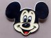 画像1: ct-160901-17 Mickey Mouse / Plastic Pinback (1)