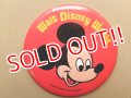 ct-160901-20 Walt Disney World / 70's Mickey Mouse Pinback
