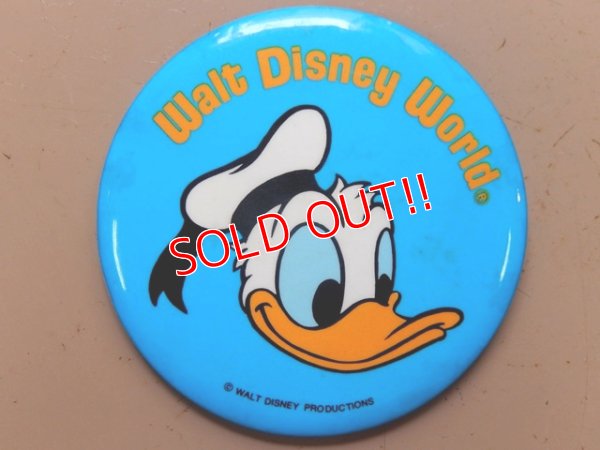 画像1: ct-160901-22 Walt Disney World / 70's Donald Duck Pinback