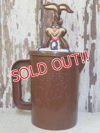 ct-160901-27 Nestlé / Quik Bunny 80's Plastic Shaker