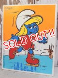 ct-160901-40 Smurfette / Playskool 80's Wood Puzzle