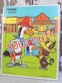ct-160901-39 Quick Draw McGraw & Baba Looey / Playskool 80's Wood Puzzle