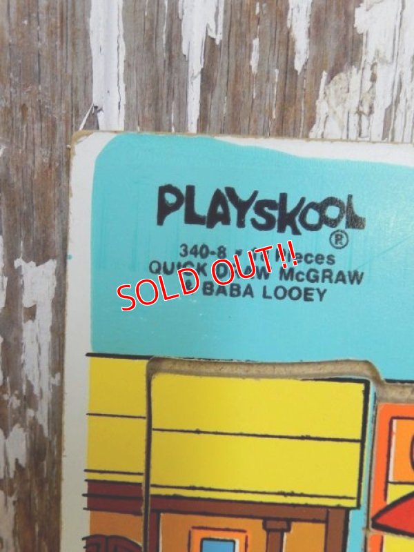 画像4: ct-160901-39 Quick Draw McGraw & Baba Looey / Playskool 80's Wood Puzzle