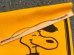 画像6: ct-160901-38 PEANUTS / 60's Banner "Snoopy" Yellow