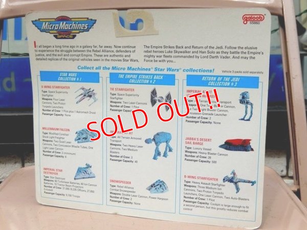 画像8: ct-160901-50 STAR WARS / Galoob 90's Micro Machines Collection #1