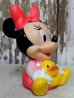 画像2: ct-160901-48 Baby Minnie Mouse / 90's Soft Vinyl Doll (2)