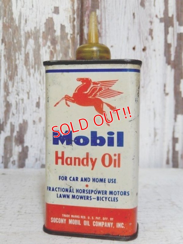 画像1: dp-161010-06 Mobil / 40's-50's Handy Oil Can