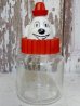 画像1: dp-161015-07 Bosco / Hazel Atlas 60's Clown Glass Jar (1)