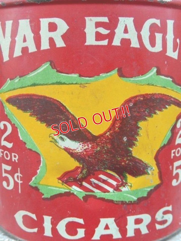 画像2: dp-161015-05 WAR EAGLE CIGARS / 40's Tin Can