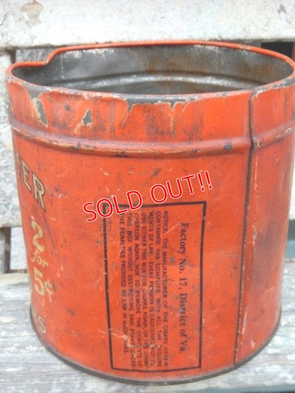 画像4: dp-161015-06 POSTMASTER SMOKERS / 40's Tin Can