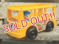 ct-161001-08 Fisher-Price / 1969 MINI BUS (Yellow)