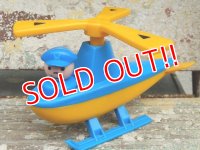 ct-161001-08 Fisher-Price / 80's ヘリコプターとパイロットセット