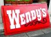 画像1: dp-161010-02 Wendy's / 80's〜Store Sign (1)