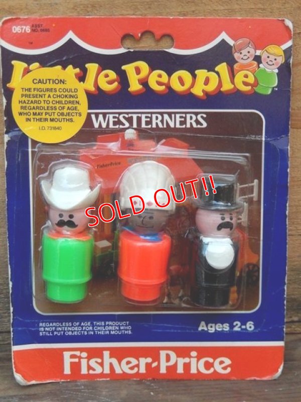 画像1: fp-161001-20 Fisher-Price / 80's Little People "Westerners"