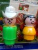 画像2: fp-161001-18 Fisher-Price / 80's Little People "Farm Family" (2)