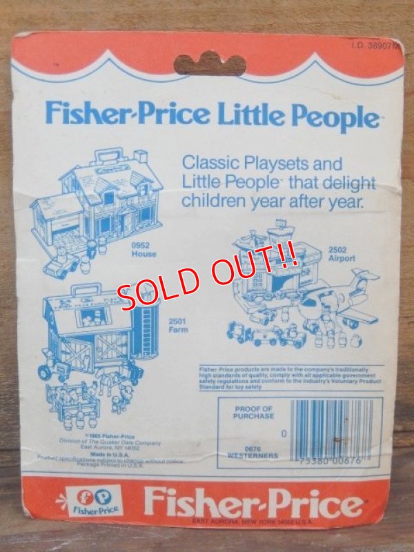 画像5: fp-161001-20 Fisher-Price / 80's Little People "Westerners"