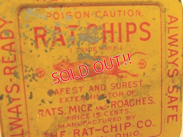 画像2: dp-160823-08 RAT CHIPS / Vintage Tin Can