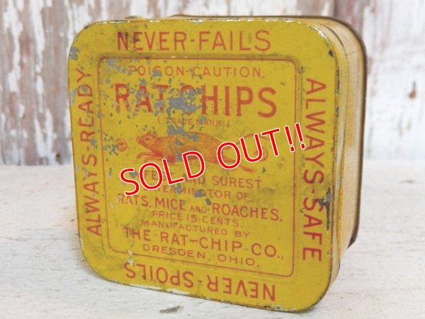 画像1: dp-160823-08 RAT CHIPS / Vintage Tin Can