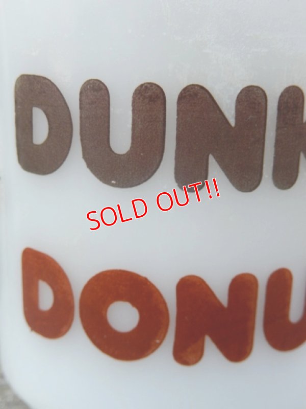 画像2: dp-161101-08 DUNKIN' DONUTS / Glasbake 60's Mug 【JUNK】