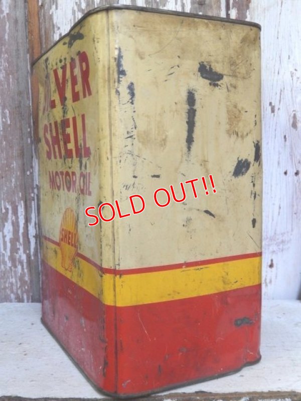 画像4: dp-161101-09 SHELL / 50's Two Gallons Motor Oil Can