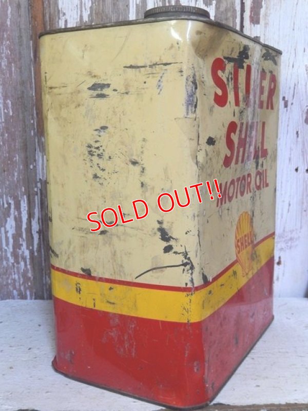 画像5: dp-161101-09 SHELL / 50's Two Gallons Motor Oil Can