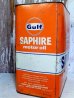 画像3: dp-161101-10 Gulf / 60's-50's Saphire Two U.S Gallons Motor Oil Can