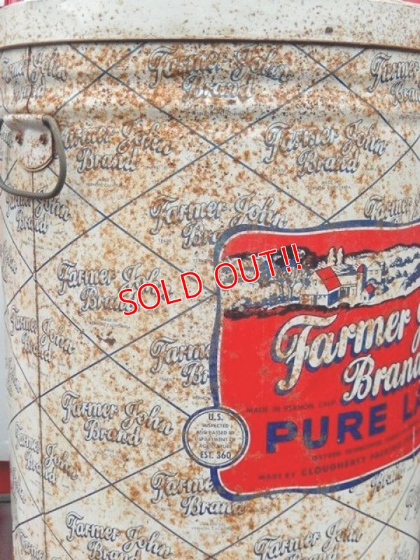 画像4: dp-161101-11 Farmer John Brand / 60's Pure Lard Can