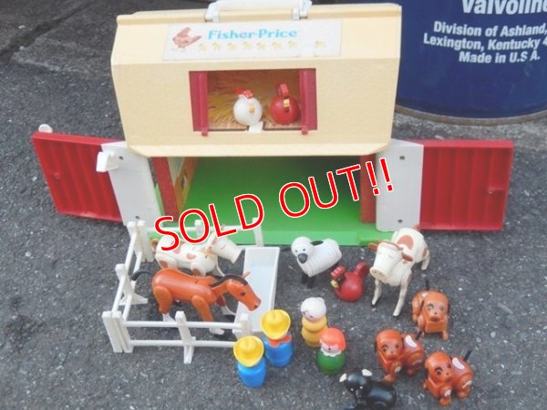 画像1: fp-161001-22 Fiser-Price / 70's Play Farm Family