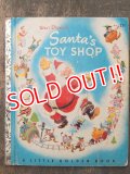 bk-160706-07 Walt Disney's SANTA'S TOY SHOP / 50's Picture Book