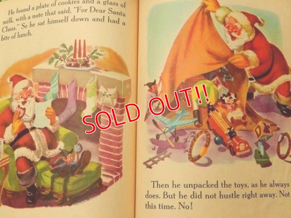 画像5: bk-160706-07 Walt Disney's SANTA'S TOY SHOP / 50's Picture Book