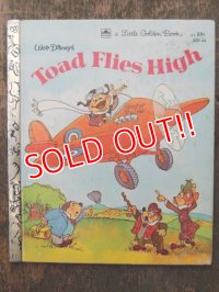 bk-160706-11 Walt Disney's Toad Flies High / 80's Picture Book