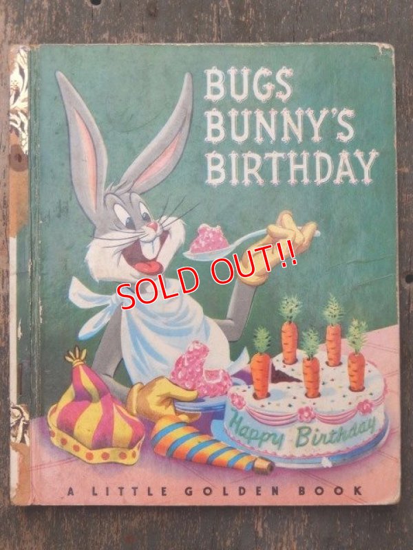 画像1: bk-160706-07 Bugs Bunny Birthday / 50's Picture Book