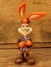 画像1: ct-161003-42 Nestlé / Quik Bunny 90's Mini PVC Figure (C) (1)