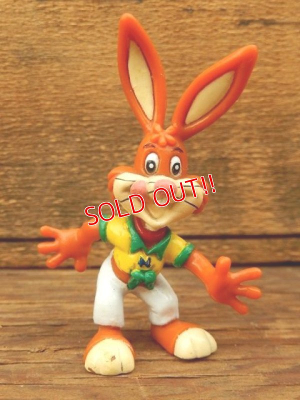 画像1: ct-161003-42 Nestlé / Quik Bunny 90's Mini PVC Figure (B)