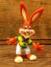 画像1: ct-161003-42 Nestlé / Quik Bunny 90's Mini PVC Figure (B) (1)
