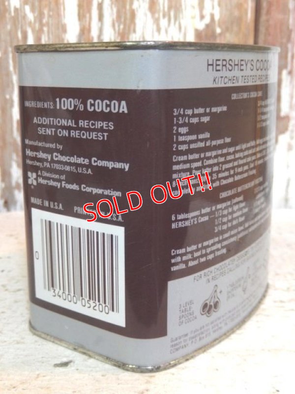 画像3: dp-161110-01 HERSHEY'S / Cocoa Tin Can