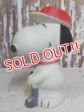 ct-161110-11 Snoopy / 70's-80's Vinyl Squeak Toy "Golf"