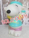 ct-161110-12 Snoopy / 80's Vinyl Squeak Toy "Aerobics"