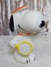 画像1: ct-161110-10 Snoopy / 70's-80's Vinyl Squeak Toy "Tennis" (1)