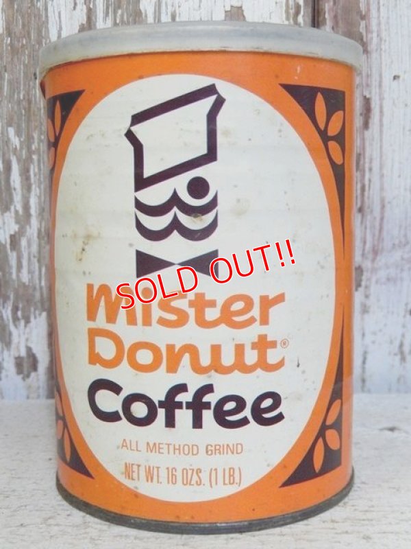 画像1: dp-161201-03 Mister Donut / 80's Coffee Can