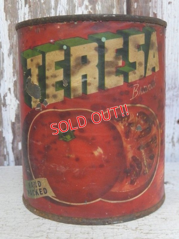 画像1: dp-161201-02 Teresa Brand / Hand Pack Tomatoes Vintage Can