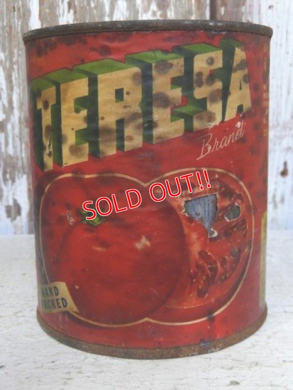 画像2: dp-161201-02 Teresa Brand / Hand Pack Tomatoes Vintage Can