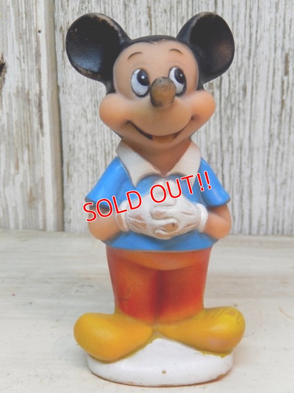 画像1: ct-161218-01 Mickey Mouse / 70's-80's Soft Vinyl Doll