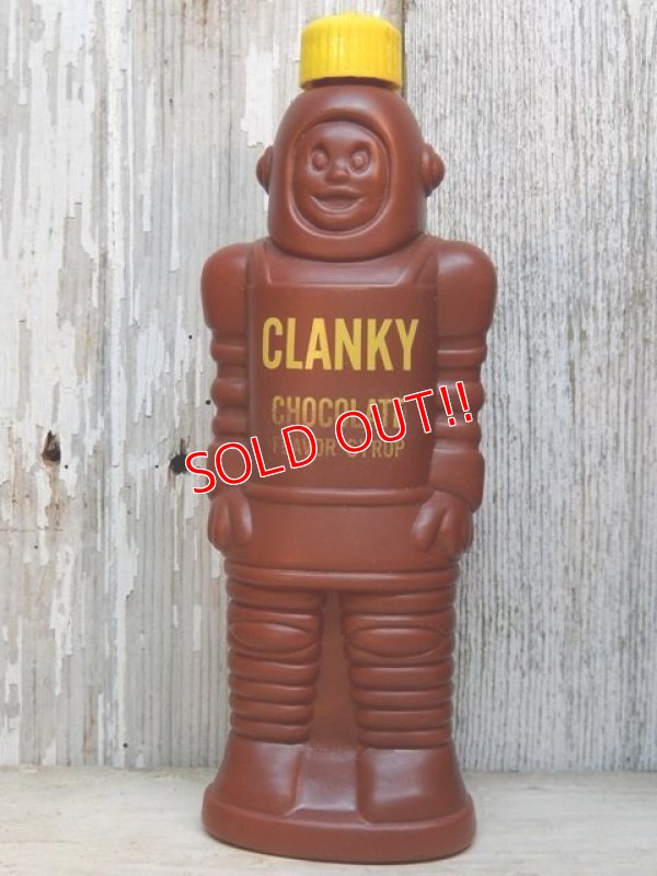 画像1: ct-161003-17 Family Foods / Clanky Chocolate 60's Syrup Bottle