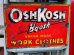 画像1: dp-161218-01 OSHKOSH / 1950's Metal Sign (1)