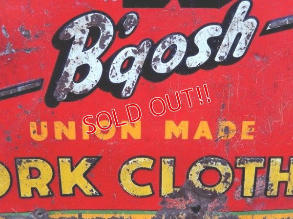 画像4: dp-161218-01 OSHKOSH / 1950's Metal Sign