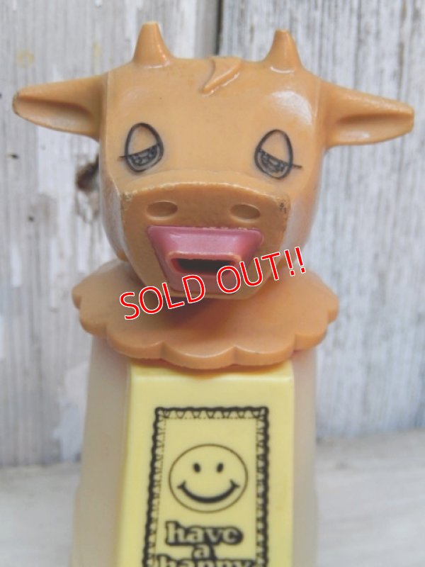 画像2: dp-161218-20 Whirley / 60's-70's Moo-Cow Creamer "Have a Happy Day"