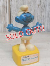 ct-170111-08 Smurf / Helm 80's Push Puppet