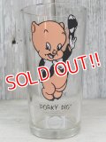 gs-170111-02 Porky Pig / PEPSI 1973 Collector series glass (short)