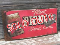 dp-170111-10 PIONEER SEED CORN / Vintage Metal Sign